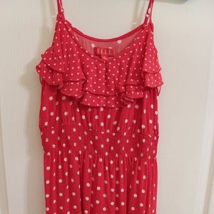 Elle Red and White Polka Dot Size Extra Small
